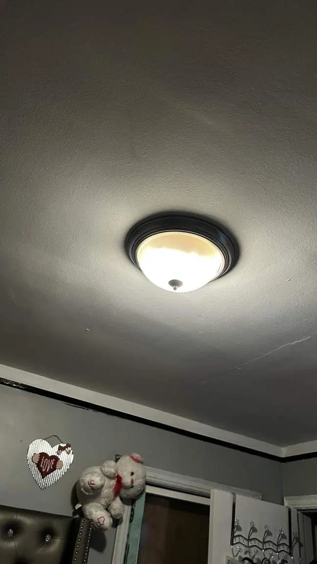 Old dome ceiling light